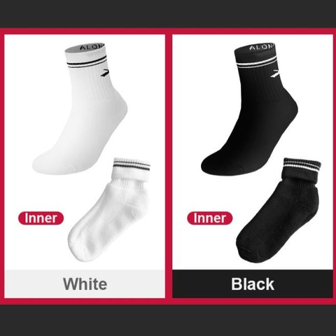 ALONG FIT Womens Crew Socks Whole Foot Cushioned Socks Cotton Vintage Soft Sport Socks 3/5 Pairs